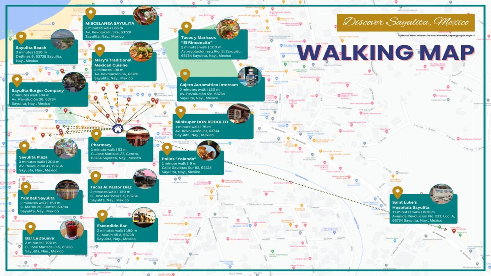 Location In + Walk To Everything * Sayulita